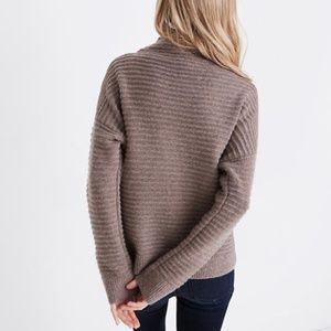 Madewell Belmont Mockneck Sweater in Coziest Yarn